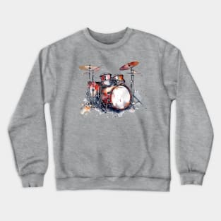 abstract drumset Crewneck Sweatshirt